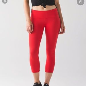Lululemon Wunder Under Crop III  Legging